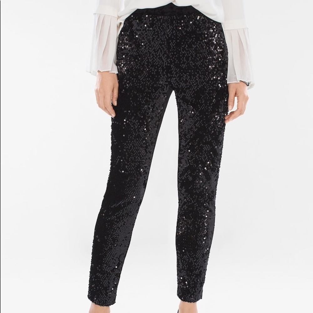Black Sequin Pants - just in time for New Year’s!